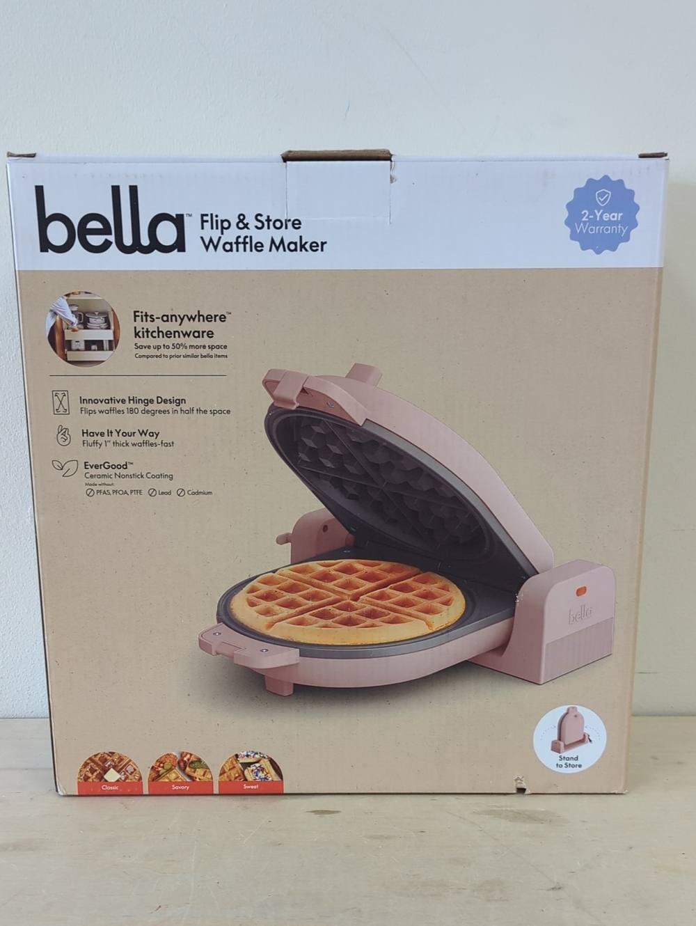 Bella Flip & Store Waffle Maker